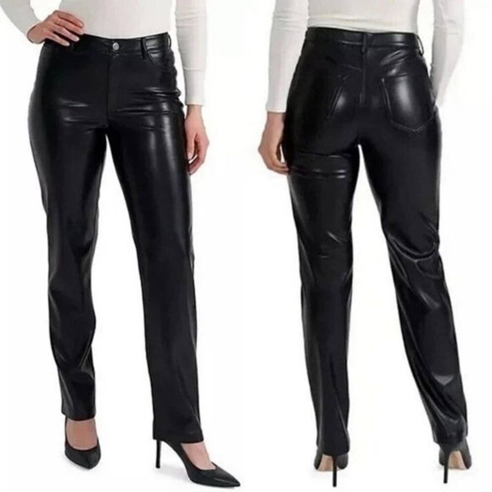 NWT Joie faux leather pants. Size 4. Black